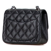 シャネル マトラッセ ココマーク ショルダーバッグ ブラック キャビアスキン レディース CHANEL 【中古】